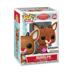 Funko Pop! Movies: Rudolph - Rudolph - Flocked - Rudolph The Red-Nosed Reindeer - Figura de vinilo coleccionable - Idea de regalo - Producto oficial - para niños y adultos - Fans de las películas