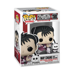 Funko POP!&Buddy: FMA: B - May Chang with Panda - Full Metal Alchemist - Figura de vinilo coleccionable - Idea de regalo - Producto oficial - para niños y adultos - Fans del anime - Figura modelo para coleccionistas