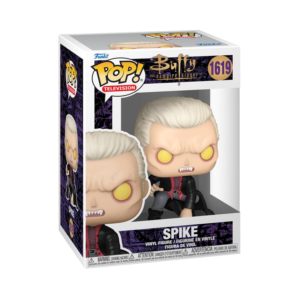 Funko POP TV: BTVS - Spike - (Vampire) - Buffy The Vampire Slayer - Figura de vinilo coleccionable - Idea de regalo - Producto oficial - para niños y adultos - Fans del terror - Figura modelo para coleccionistas