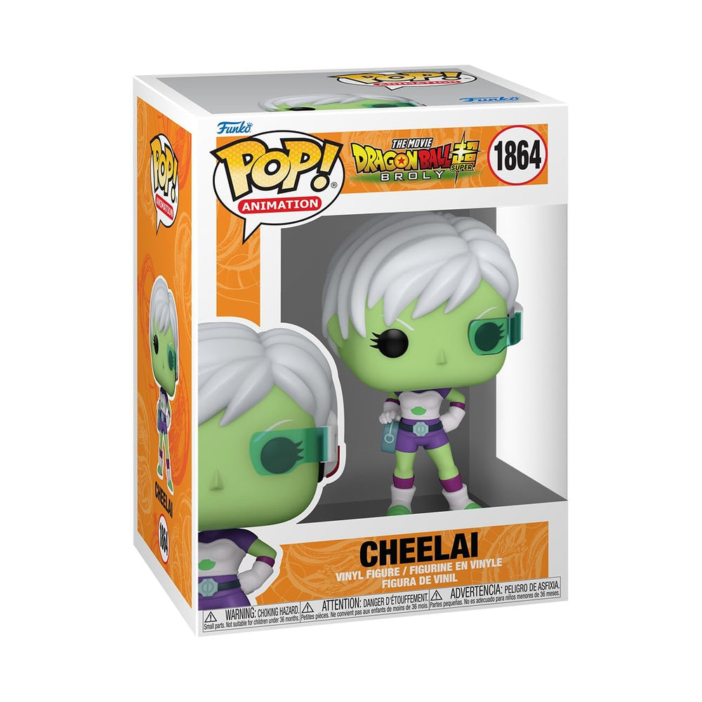 Funko Pop Animation: Dragon Ball Super: Broly - Cheelai - Dragon Ball Super Broly - Figura de vinilo coleccionable - Idea de regalo - Producto oficial - Juguetes para niños y adultos - Fans del anime
