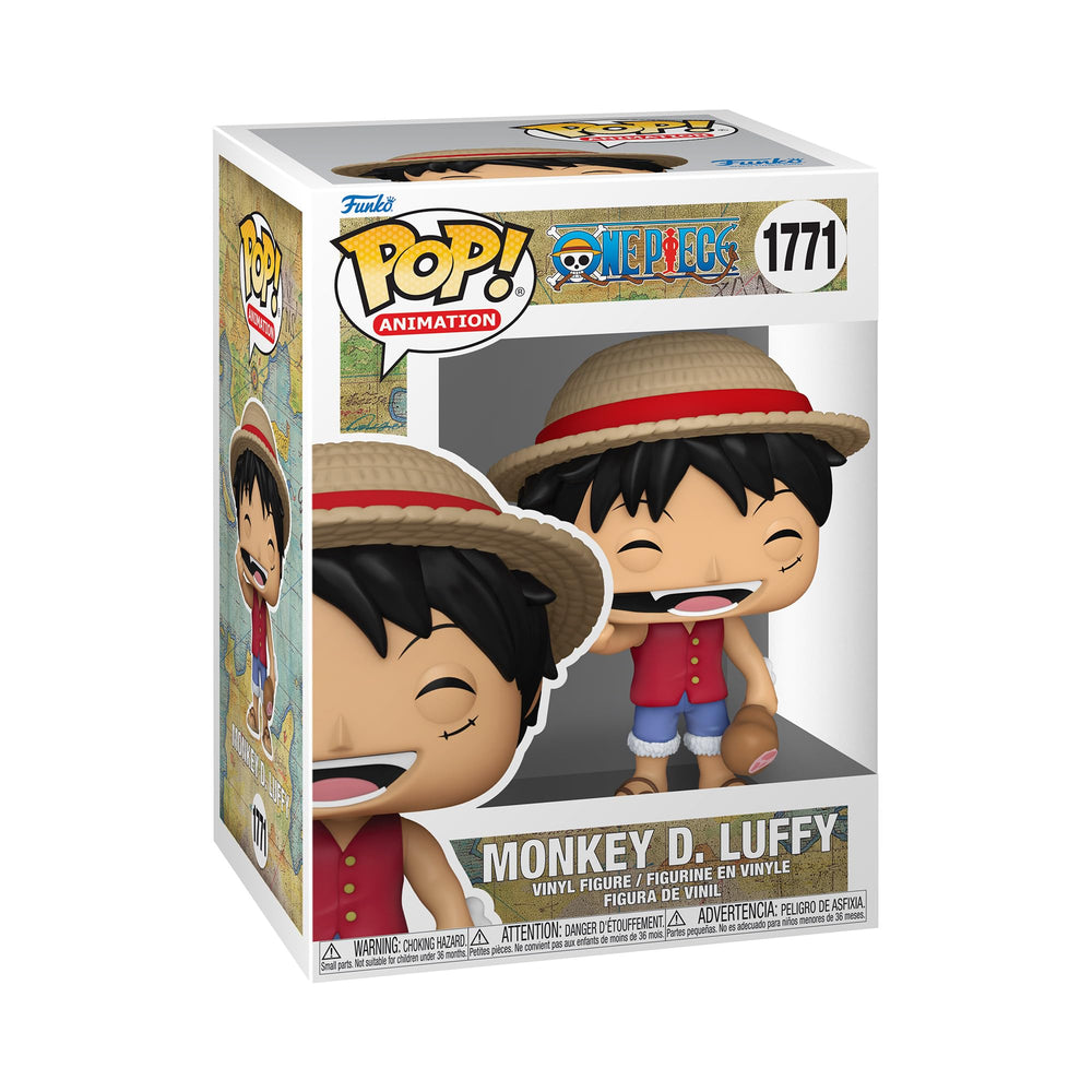 Funko POP Animation: Monkey D. Luffy - Figura de vinilo coleccionable de una pieza, idea de regalo, producto oficial, para niños y adultos, fanáticos del anime, figura modelo para coleccionistas