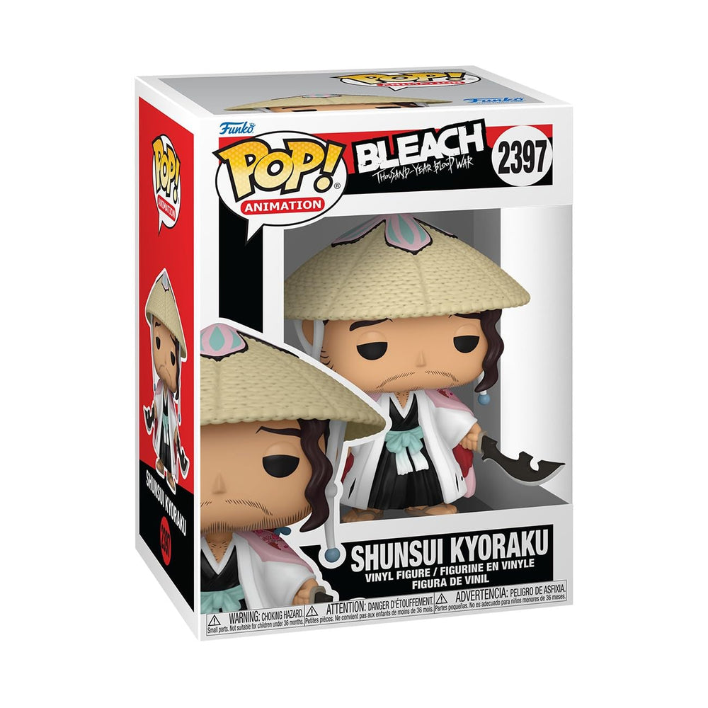 Funko Pop! Animation: Bleach Thousand Year Blood War - Shunsui Kyoraku - Figura de vinilo coleccionable - Idea de regalo - Producto oficial - Juguetes para niños y adultos - Fans del anime - para