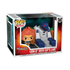 Funko Pop Town: Thundercats - Lion-O con guarida de gato - Figura de vinilo coleccionable - Idea de regalo - Producto oficial - Juguetes para niños y adultos - Fans de dibujos animados/animación