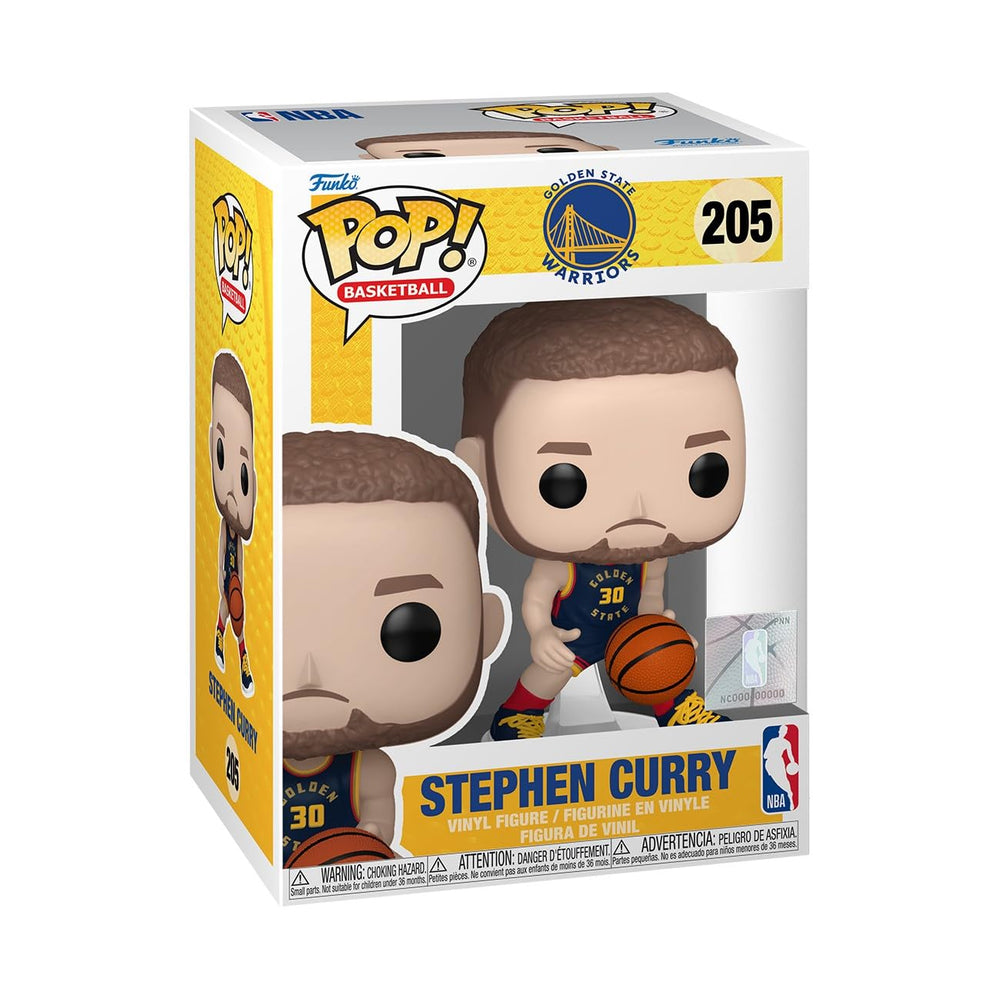 Funko Pop NBA: Golden State Warriors - Stephen Curry - (edición 24-25) - Figura de vinilo coleccionable - Idea de regalo - Producto oficial - Juguetes para niños y adultos - Fans de los deportes