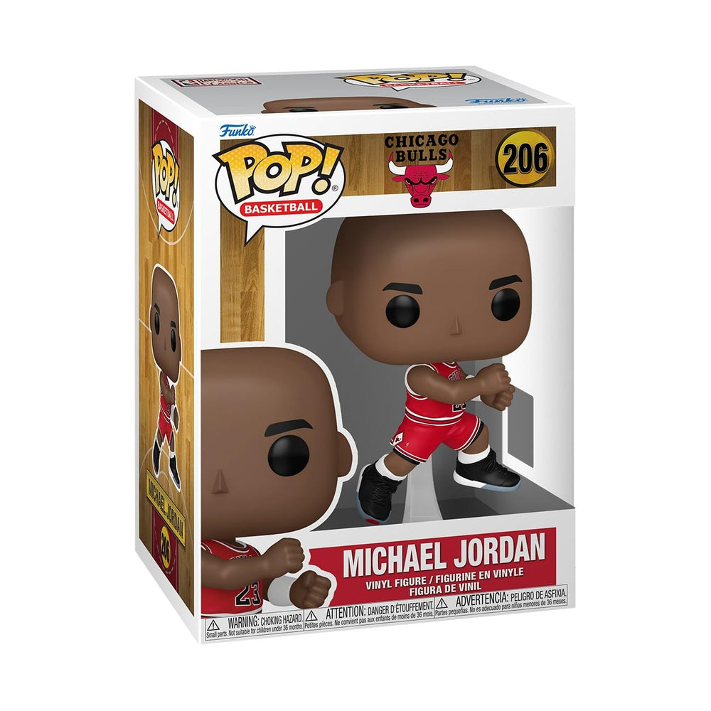Funko Pop! NBA: Bulls - Michael Jordan - (89) The Shot - Figura de vinilo coleccionable - Idea de regalo - Producto oficial - Juguetes para niños y adultos - Fans de los deportes - Figura modelo