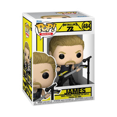 Funko Pop! Rocks: Metallica - James - 72 Seasons - Figura de vinilo coleccionable - Idea de regalo - Producto oficial - Juguetes para niños y adultos - Fans de la música - Figura modelo para coleccionistas y exhibidores