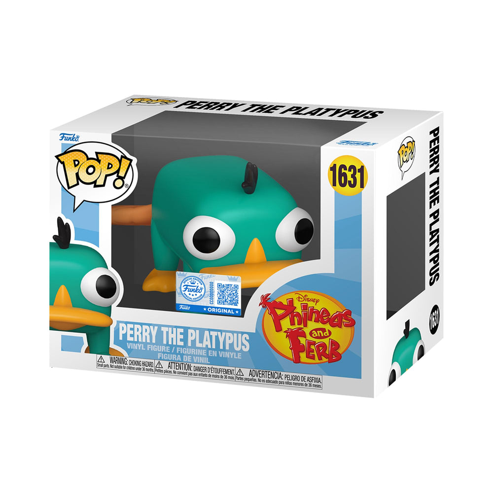 Funko Pop! Disney: Phineas y Ferb - Perry el ornitorrinco - Phineas y Ferb - Figura de vinilo coleccionable - Idea de regalo - Producto oficial - Juguetes para niños y adultos - Fans del anime