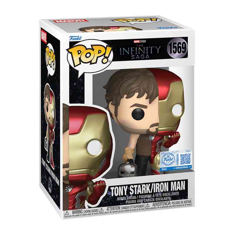 Funko Pop Marvel - Tony Stark Iron Man (Split)