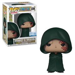 Pop! Animation: One Piece - Monkey D. Dragon Chrono Toys - Adhesivo de prelanzamiento con protector