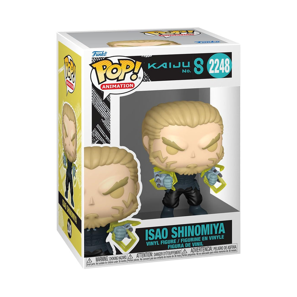 Funko Pop! Animation: Kaiju No8 - ISAO Shinomiya - Figura de vinilo coleccionable - Idea de regalo - Producto oficial - Juguetes para niños y adultos - Fans del anime - Figura modelo para