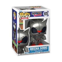 Funko Pop! Games: Sonic The Hedgehog - Mecha Sonic - Figura de vinilo coleccionable - Idea de regalo - Producto oficial - Juguetes para niños y adultos - Fans de los videojuegos - Figura modelo para