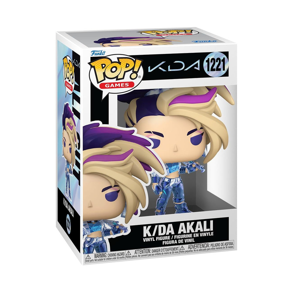 Funko Pop! Games: League of Legends - K/DA Akali - Figura de vinilo coleccionable - Idea de regalo - Producto oficial - Juguetes para niños y adultos - Fans de los videojuegos - Figura modelo para coleccionistas