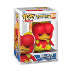 Funko Pop! Games: Pokemon - Magmar - Figura de vinilo coleccionable - Idea de regalo - Producto oficial - Juguetes para niños y adultos - Fans de videojuegos - Figura modelo para coleccionistas y