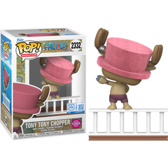 Funko Pop! Animation: One Piece Straw Hat Pirates - Tony Tony Chopper (Flocked) 2332 - EED Exclusive