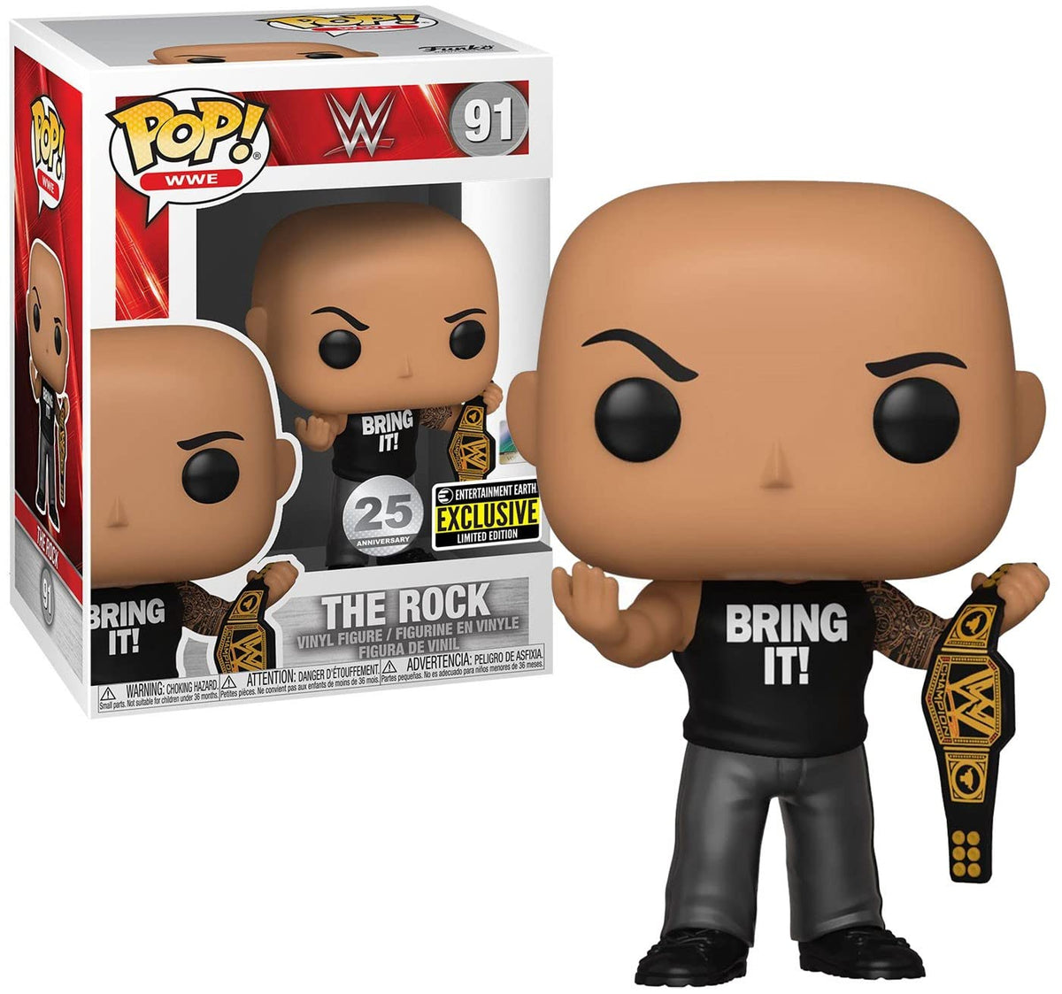 Funko The Rock 91 25 Aniversario Exclusivo