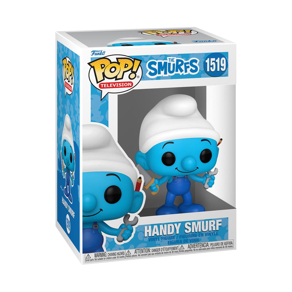 Funko POP! TV: Papa Pitufos - Práctico Papa Pitufo - Pitufos - Figura de vinilo coleccionable - Idea de regalo - Producto oficial - para niños y adultos - Fans de la televisión - Figura modelo para