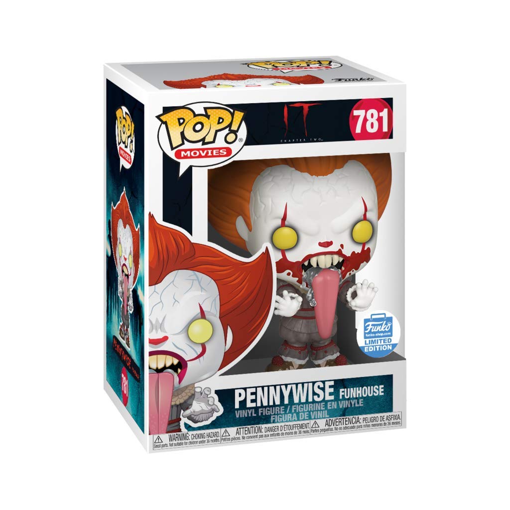 It Chapter Two Pop! Movies Pennywise 781 Blood Splatter Funhouse Figura de vinilo edición limitada exclusiva