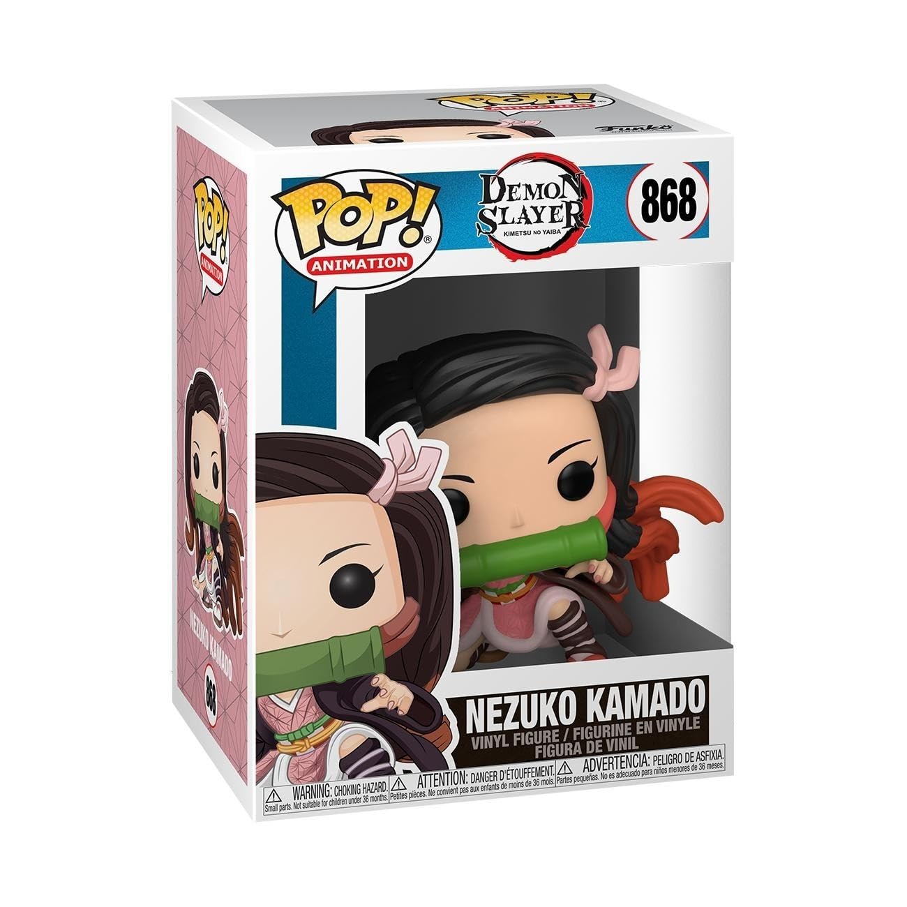 Funko Pop Animation: Demon Slayer - Nezuko Kamado - Figura de vinilo coleccionable - Idea de regalo - Mercancía oficial - Juguetes para niños y adultos - Fans del anime - Figura modelo para