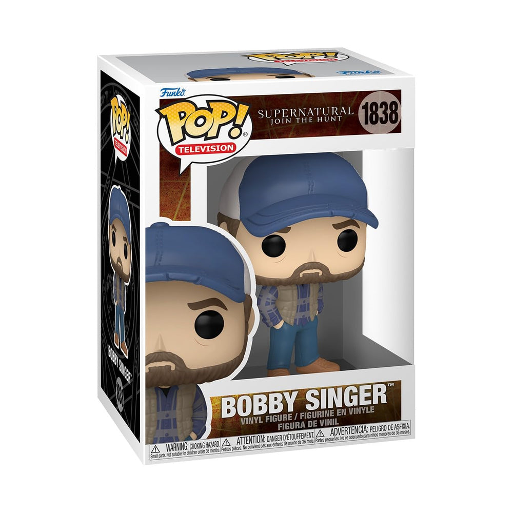 Funko Pop! TV: Supernatural - Bobby Singer - Figura de vinilo coleccionable - Idea de regalo - Producto oficial - Juguetes para niños y adultos - Fans de la televisión - Figura modelo para