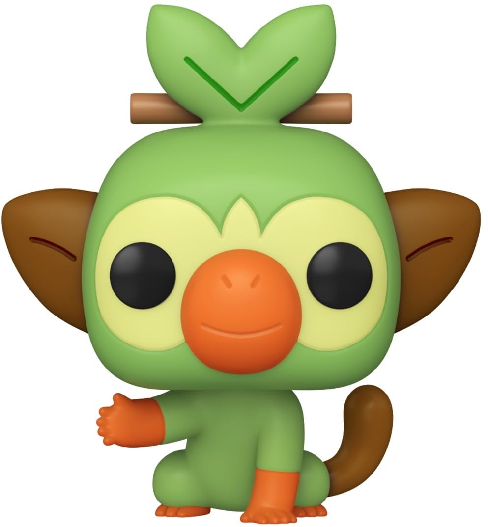 Funko Pop! Games: Pokemon - Grookey - Figura de vinilo coleccionable - Idea de regalo - Producto oficial - Juguetes para niños y adultos - Fans de videojuegos - Figura modelo para coleccionistas y