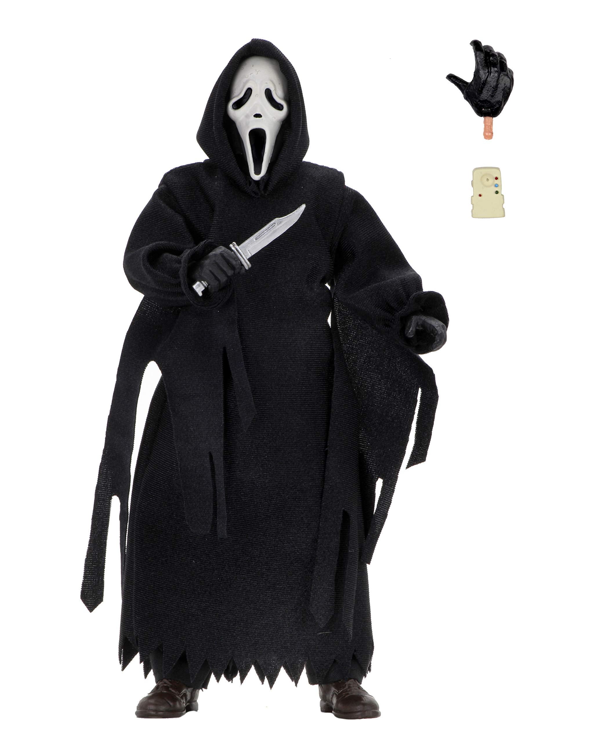 NECA Ghost Face - Figura de acción con ropa de 8 pulgadas - Ghost Face