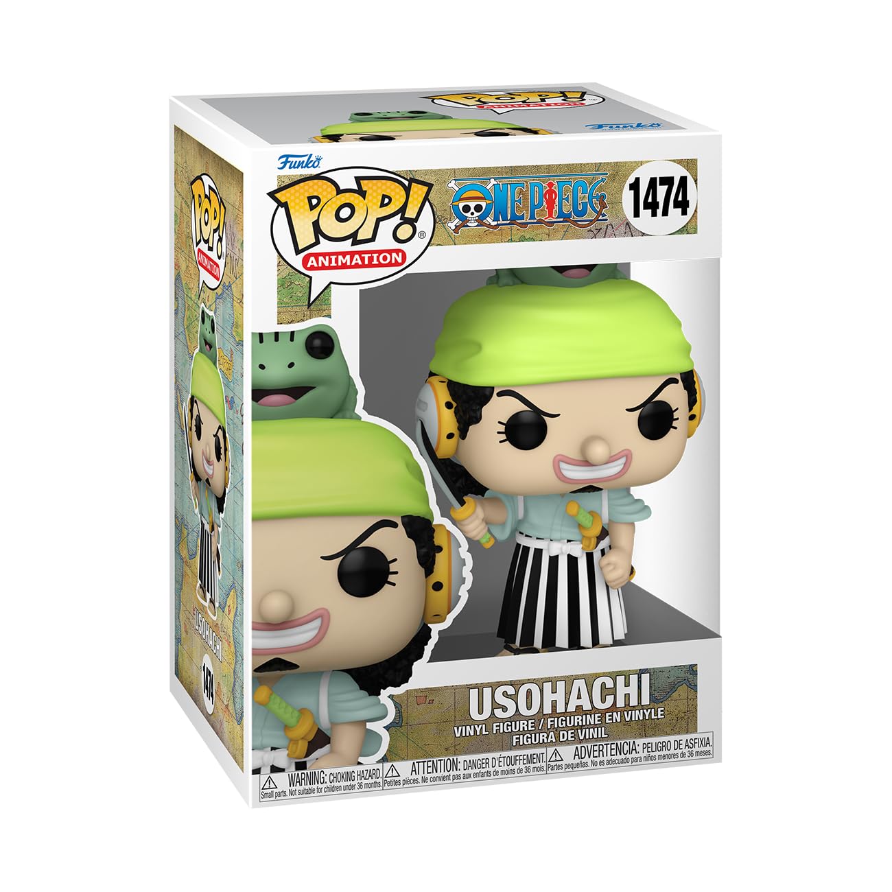 Funko Pop! Animation: One Piece - Usopp - Usohachi - (Wano) - Figura de vinilo coleccionable - Idea de regalo - Producto oficial - para niños y adultos - Fans del anime - Figura modelo para