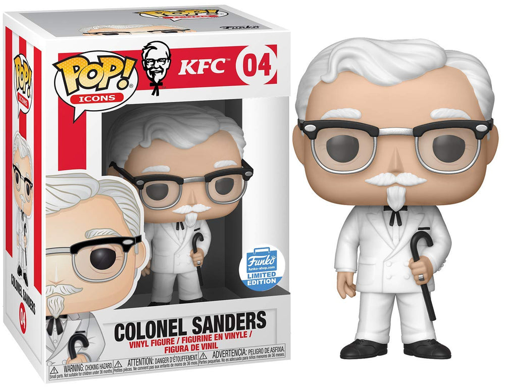 Funko Pop! Iconos: KFC - Coronel Sanders con caña (Exclusivo)