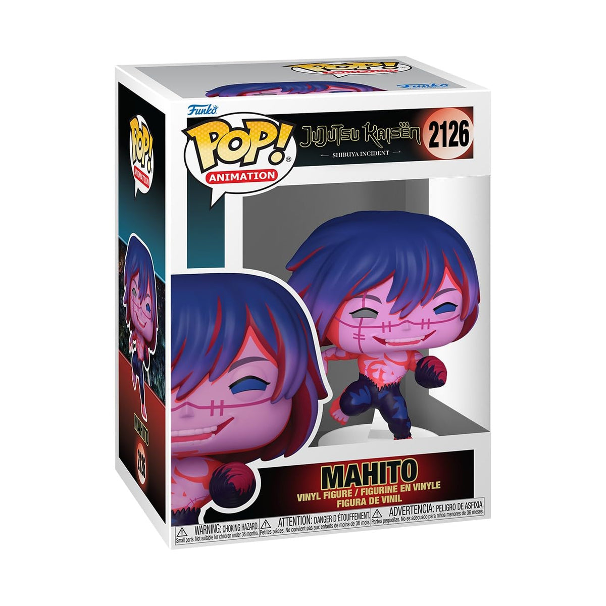 Funko Pop! Animation: JJK - Mahito - Jujutsu Kaisen - Figura de vinilo coleccionable - Idea de regalo - Producto oficial - Juguetes para niños y adultos - Fans del anime - Figura modelo para