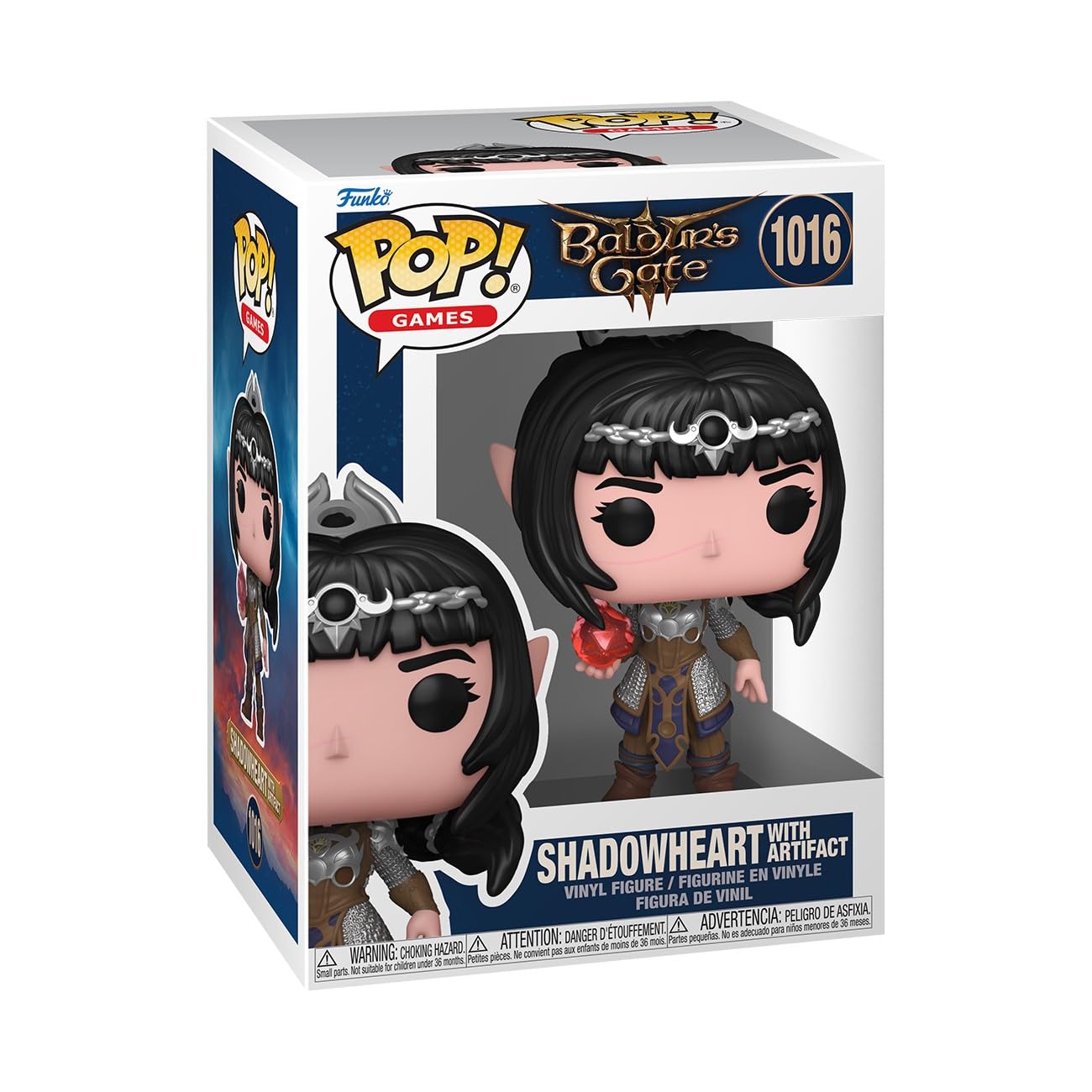 Funko Pop Games: Baldurs Gate - Shadowheart with Artifact - Baldurs Gate 3 - Figura de vinilo coleccionable - Idea de regalo - Producto oficial - Juguetes para niños y adultos - Fans de videojuegos