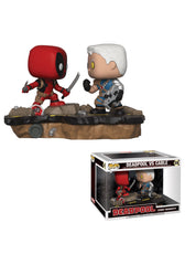 Funko Pop Marvel: Comic Moments-Deadpool Vs. Cable Figura coleccionable, multicolor
