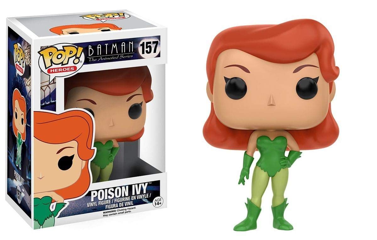 Figura Funko, Batman The Animated Series, Poison Ivy, Pop Heroes