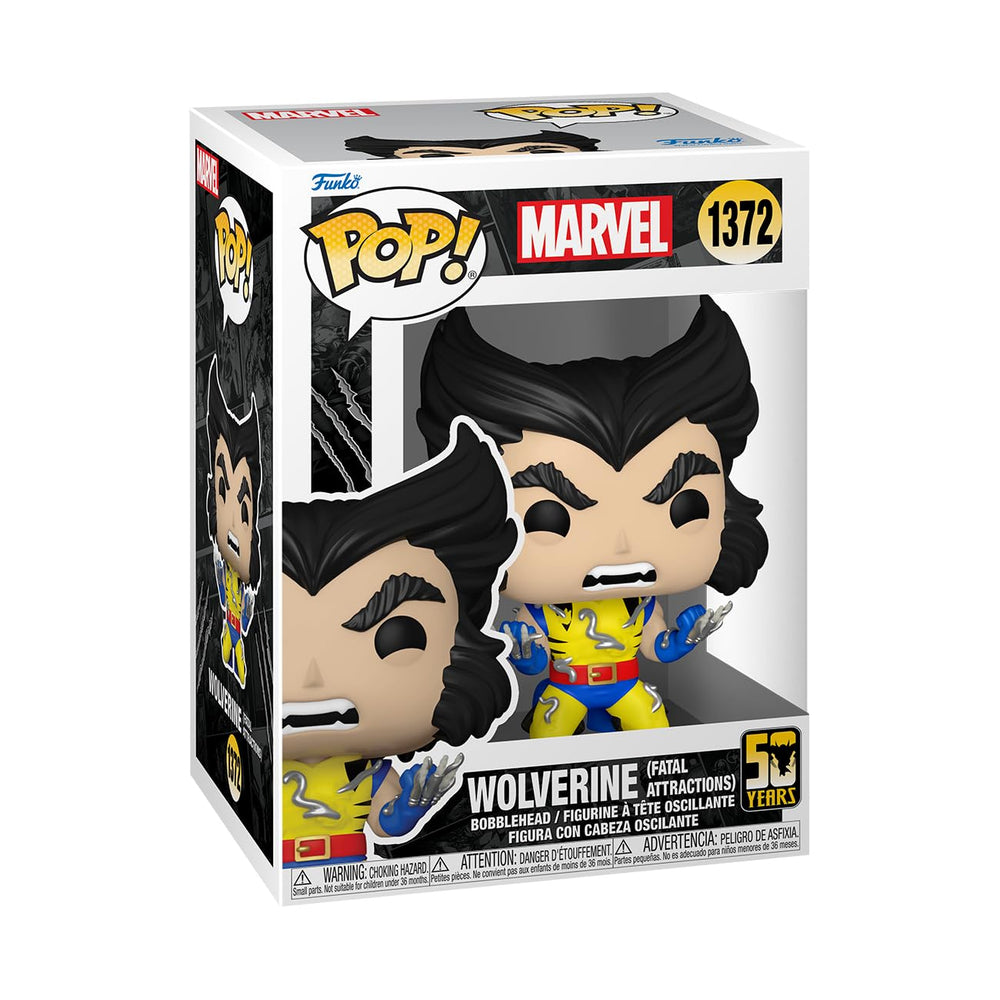 Funko POP! Marvel: Wolverine 50th – Ultimate Wolverine con Adamantium - X-Men - Figura de vinilo coleccionable - Idea de regalo - Mercancía oficial - para niños y adultos - Fans de cómics