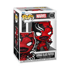 Funko POP Marvel: Carnageized - Black Panther - Marvel Comics - Figura de vinilo coleccionable - Idea de regalo - Producto oficial - para niños y adultos - Fans de los cómics - Figura modelo para