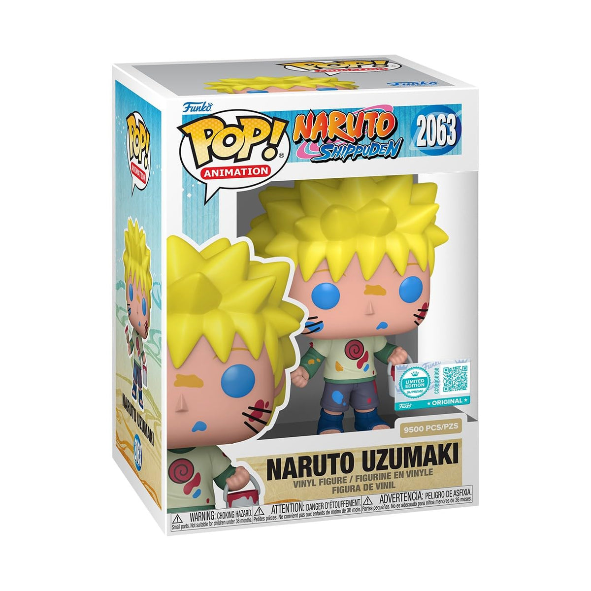 Funko Pop! Supreme LE: Naruto Shippuden - Naruto Uzumaki - Figura de vinilo coleccionable - Idea de regalo - Producto oficial - Juguetes para niños y adultos - Fans de Naruto - Figura modelo para