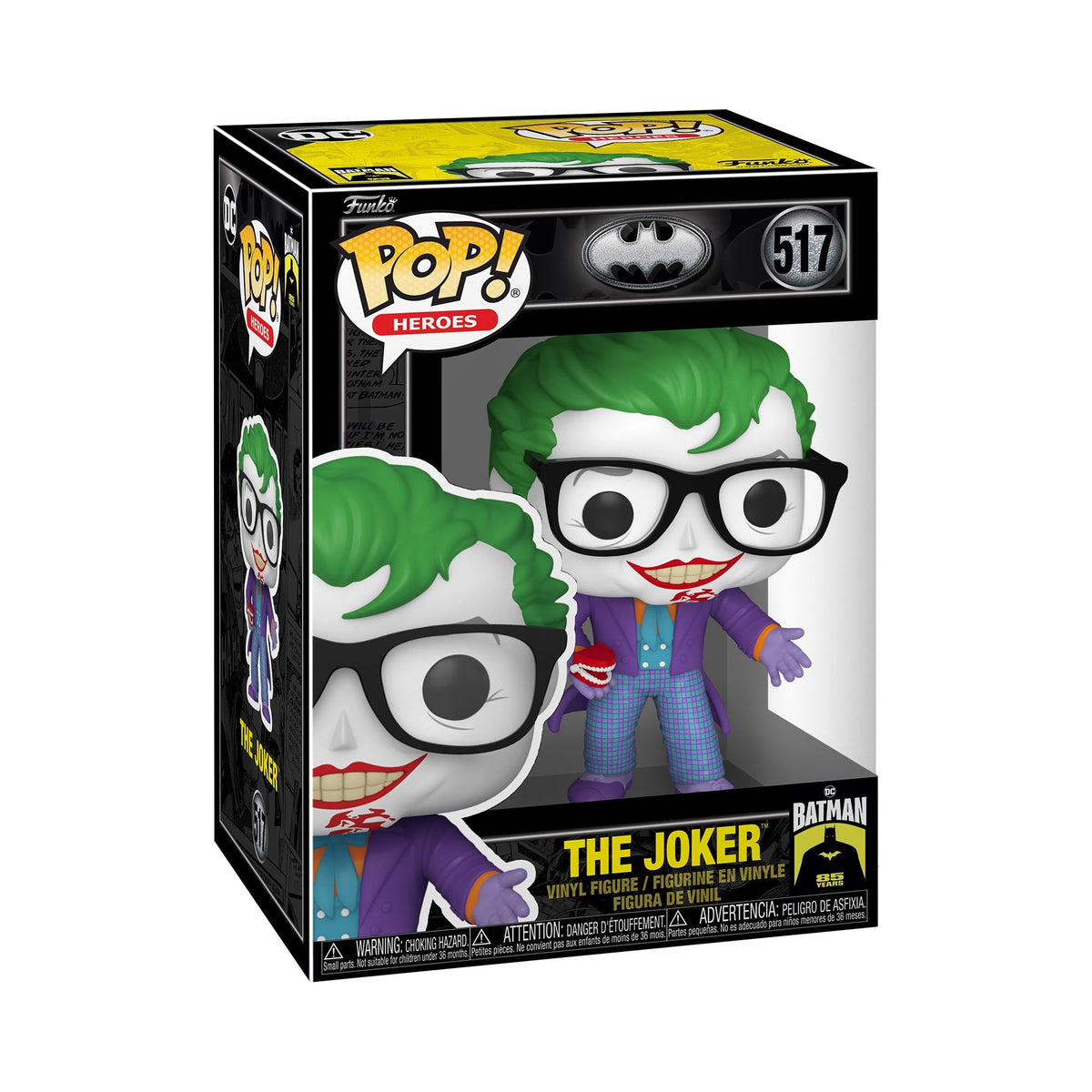 Funko Pop Movies: Batmans 85th Anniversary - The Joker - Figura de vinilo coleccionable - Idea de regalo - Producto oficial - Juguetes para niños y adultos - Fans de superhéroes - Figura modelo para
