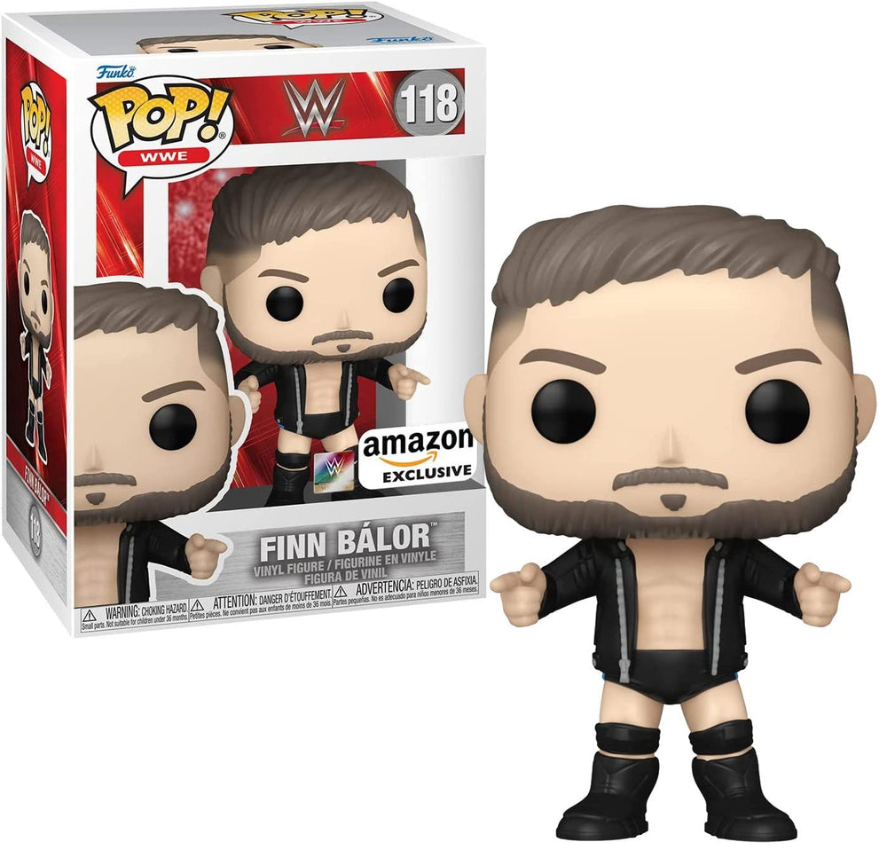 Funko Pop WWE: Finn Balor - (Balor Club) - Exclusivo de Amazon - Figura de vinilo coleccionable - Idea de regalo - Producto oficial - Juguetes para niños y adultos - fanáticos de los deportes - Figura