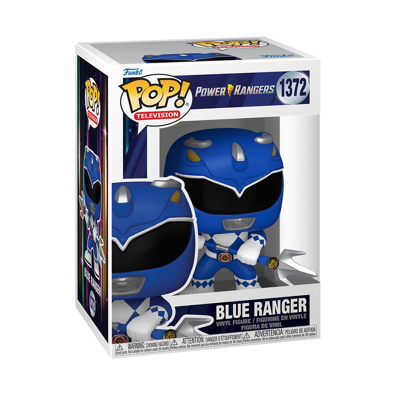 Funko POP! TV: Mighty Morphin Power Rangers 30 aniversario - Blue Ranger - Power Rangers TV - Figura de vinilo coleccionable - Idea de regalo - Producto oficial - para niños y adultos - Fans de la