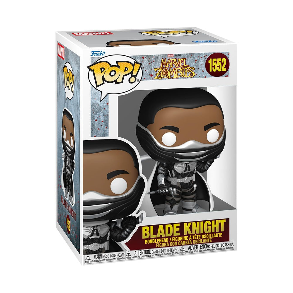 Funko Pop! Marvel: Marvel Zombies - Blade Knight - Figura de vinilo coleccionable - Idea de regalo - Producto oficial - Juguetes para niños y adultos - Fans de los cómics - Figura modelo para