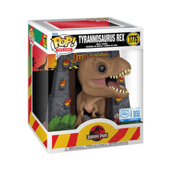 POP! Deluxe: Jurassic Park - T-Rex w/Gates - Figura de vinilo coleccionable - Idea de regalo - Producto oficial - Juguetes para niños y adultos - Fans de las películas - Figura modelo para