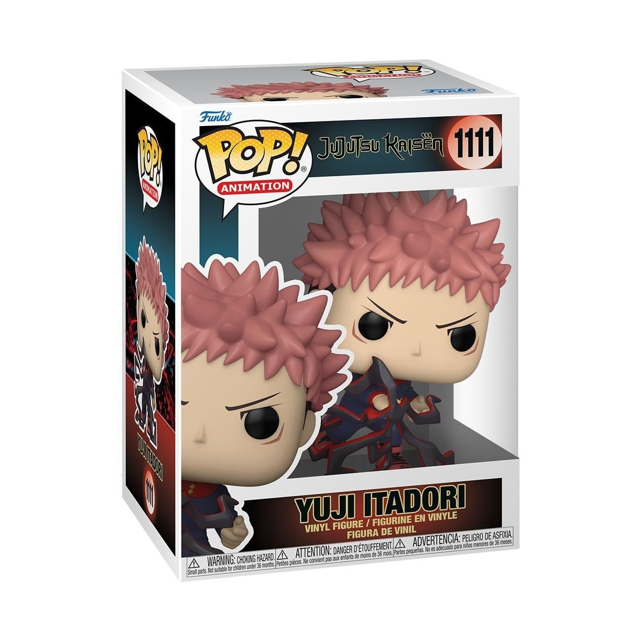 Funko Pop! Animation: Jujutsu Kaisen - Yuji Itadori - Figura de vinilo coleccionable - Idea de regalo - Producto oficial - para niños y adultos - Fans del anime - Figura modelo para coleccionistas y