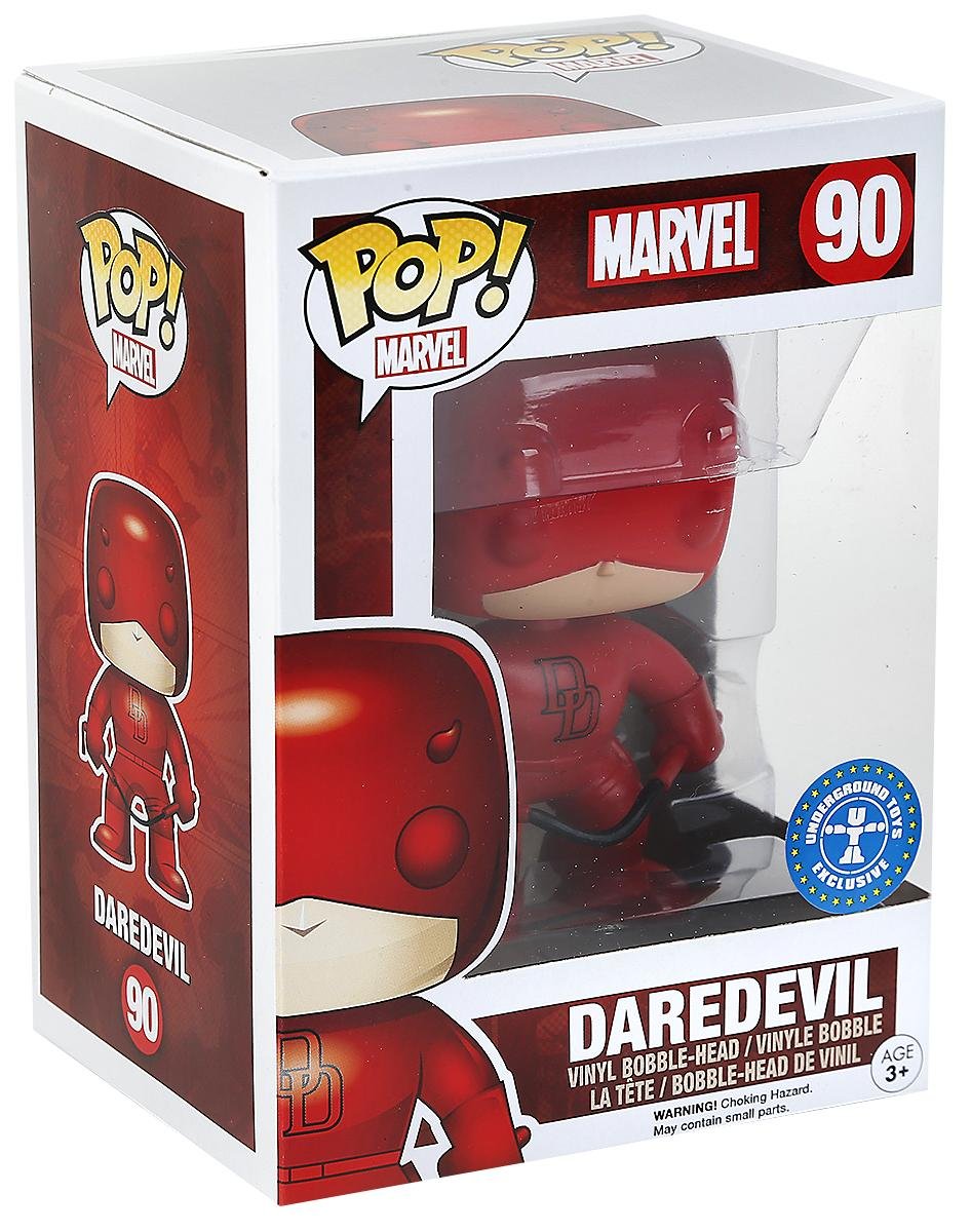 Funko Pop Marvel Daredevil - Figura exclusiva de vinilo Bobblehead