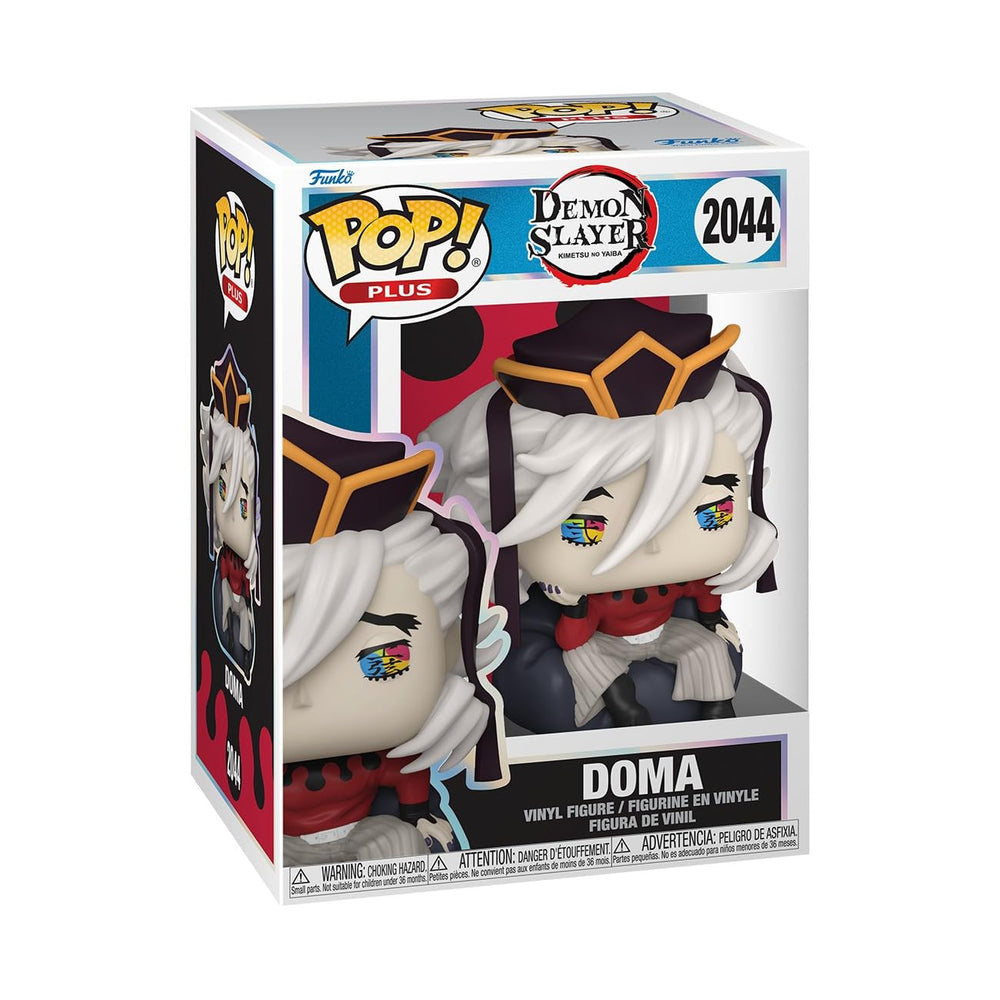 Funko Pop! Plus: Demon Slayer - DOMA - Figura de vinilo coleccionable - Idea de regalo - Producto oficial - Juguetes para niños y adultos - Fans del anime - Figura modelo para coleccionistas y