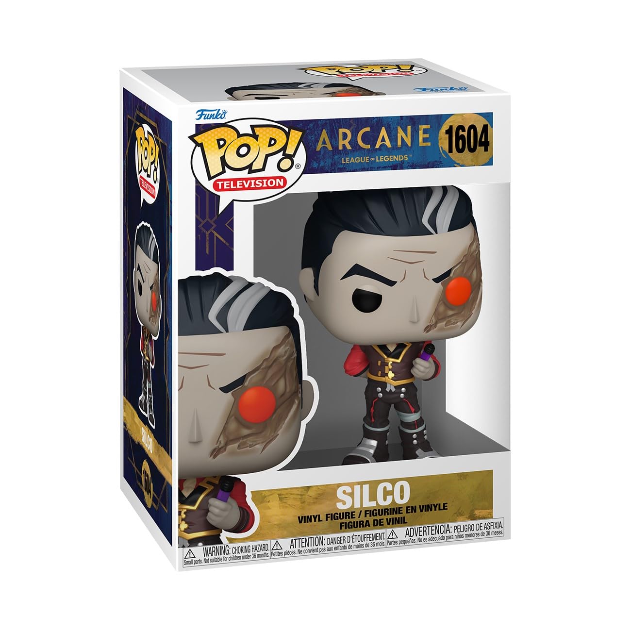 Funko POP TV: Arcane LOL - Silco - Arcane: League of Legends - Figura de vinilo coleccionable - Idea de regalo - Producto oficial - para niños y adultos - Fans de la televisión - Figura modelo para