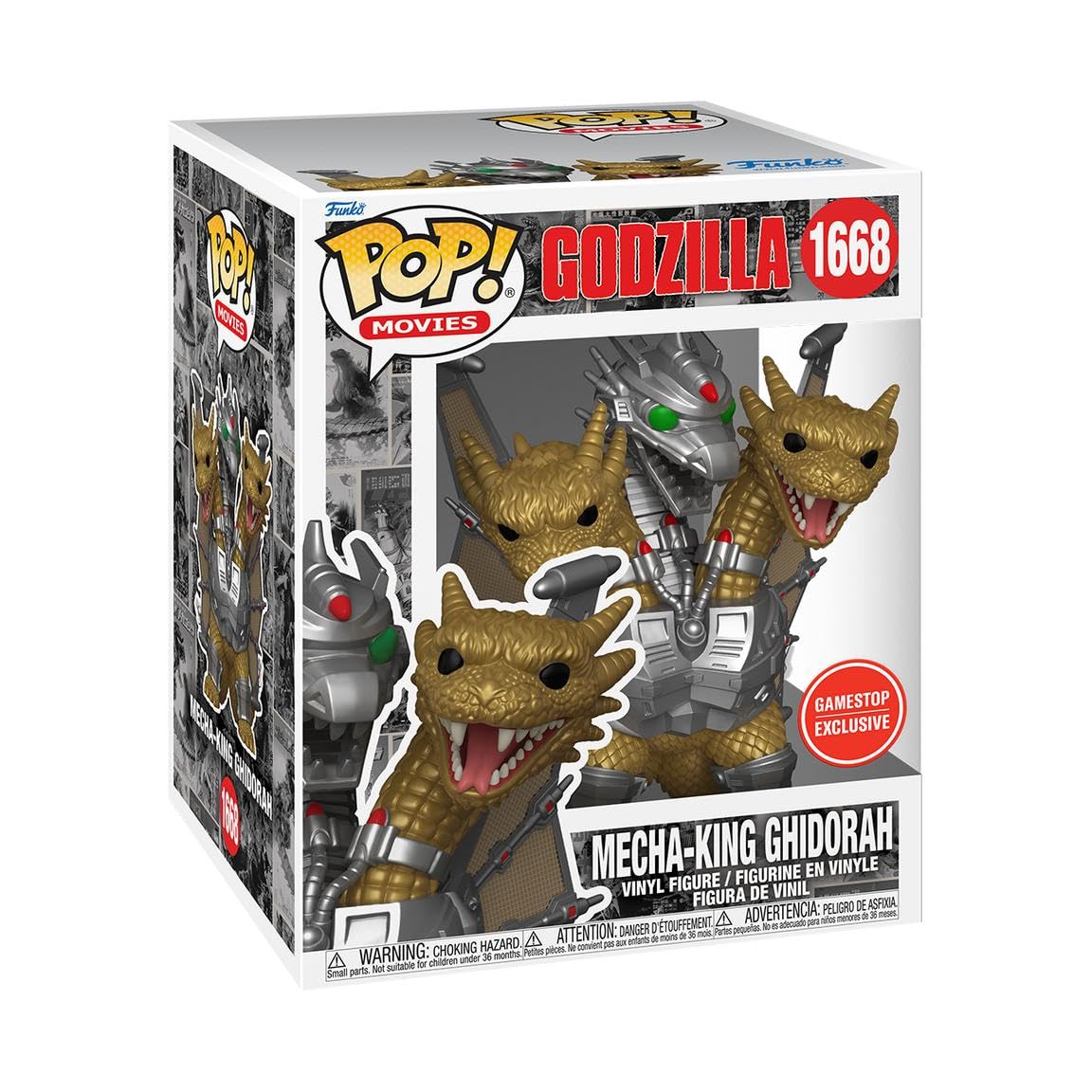 Funko Godzilla Mecha King Ghidorah Exclusive Pop Super 6 pulgadas 1668