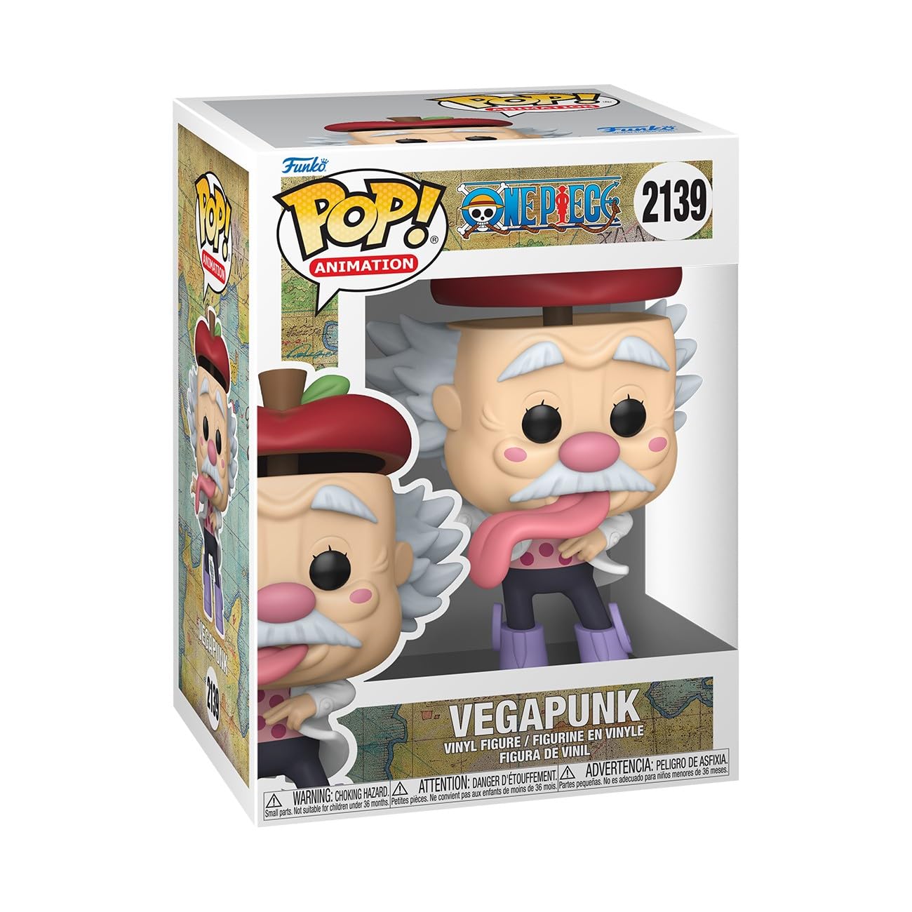 Funko Pop! Animation: One Piece - Vegapunk - Egg Arc - Figura de vinilo coleccionable - Idea de regalo - Producto oficial - Juguetes para niños y adultos - Fans del anime - Figura modelo para