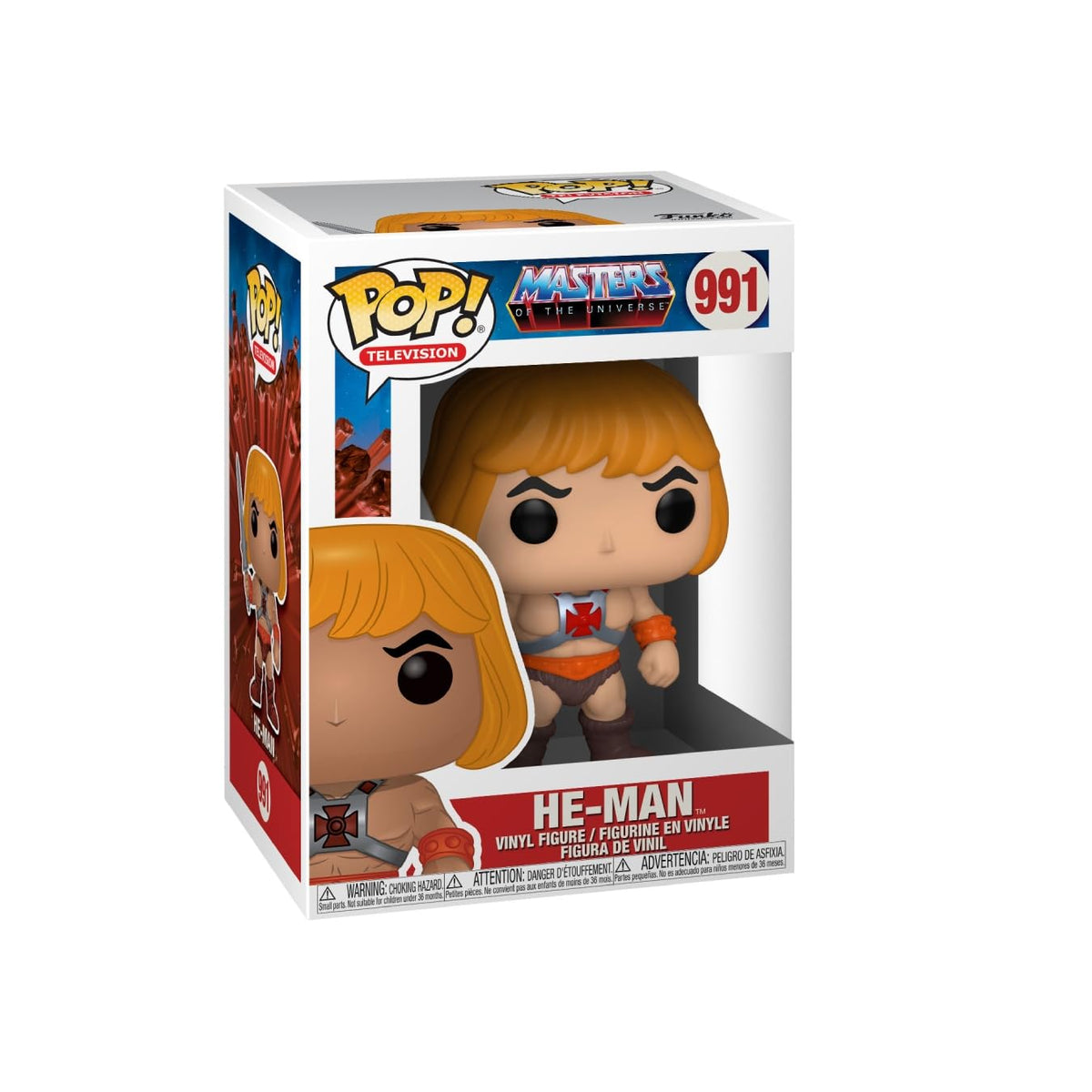 Funko Pop! Animación: Maestros del Universo - He-Man, Multicolor
