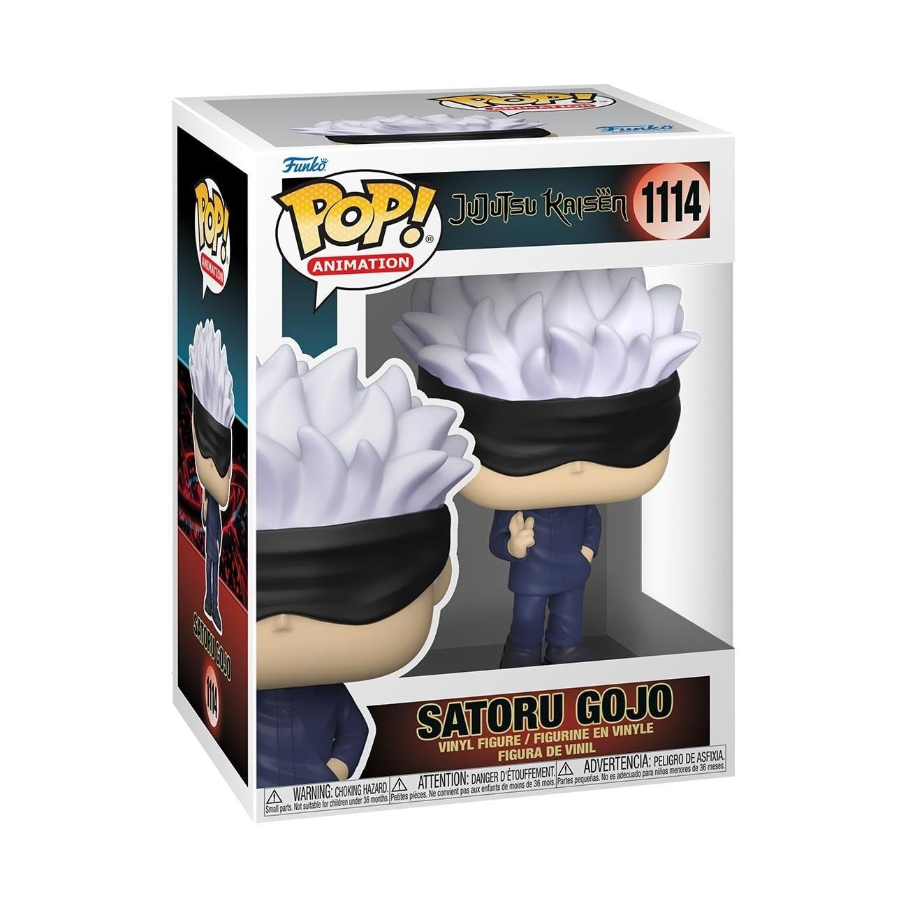 Funko Pop Animation: Jujutsu Kaisen - Satoru Gojo - Figura de vinilo coleccionable - Idea de regalo - Producto oficial - Juguetes para niños y adultos - Fans del anime - Figura modelo para