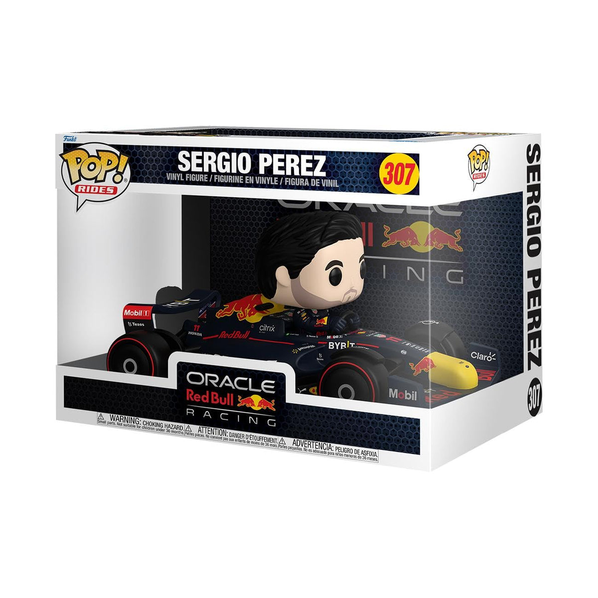 Funko Pop! Ride Super Deluxe: Formula 1 - Sergio Pérez - Red Bull F1 - Figura de vinilo coleccionable - Idea de regalo - Producto oficial - para niños y adultos - Aficionados al deporte - Figura