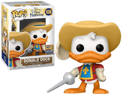 Funko Pop! Disney: Los tres mosqueteros - Pato Donald, 2021 Wonderous Con Exclusivo