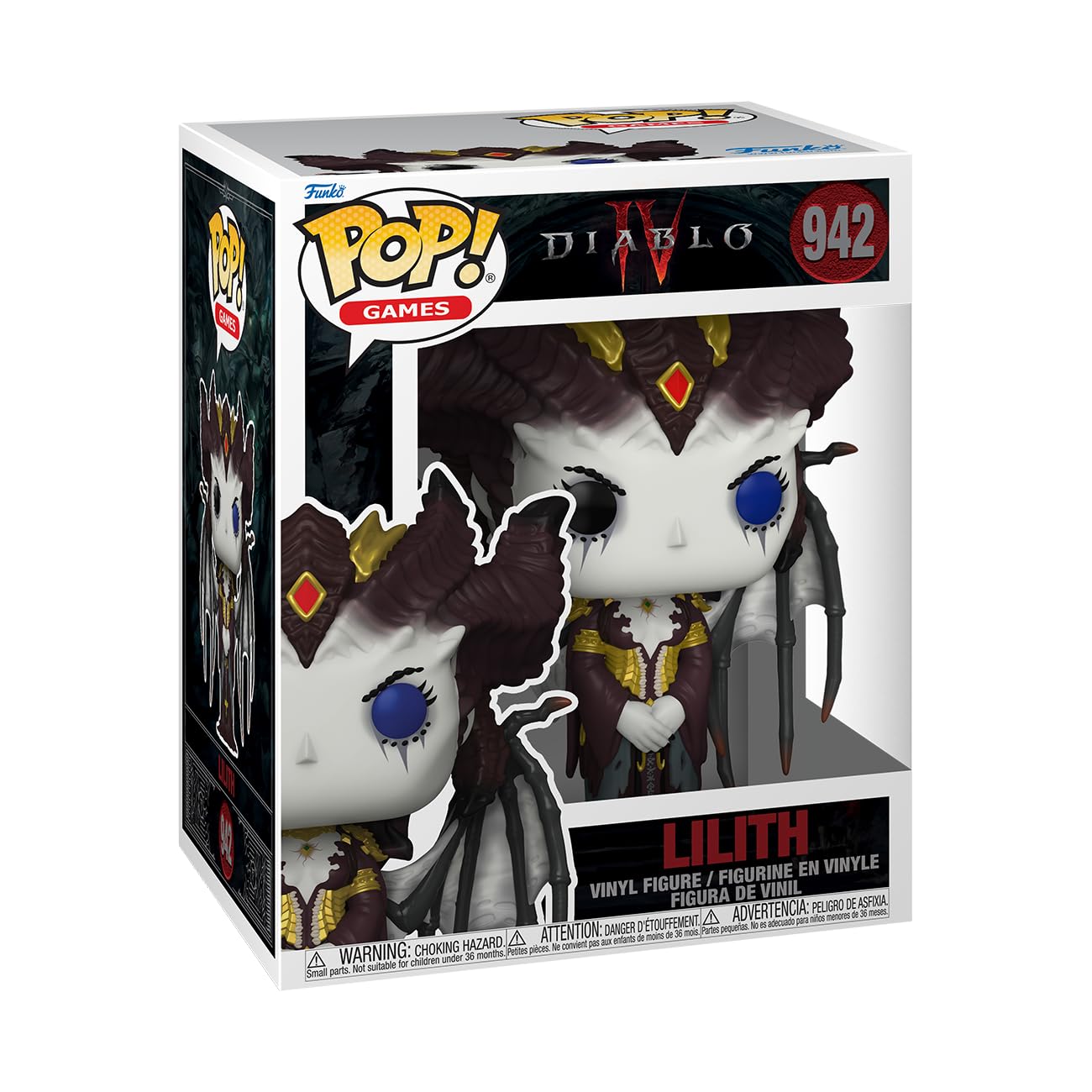 Funko POP! Super: Diablo 4- Lilith - Figura de vinilo coleccionable - Idea de regalo - Producto oficial - para niños y adultos - Fans de videojuegos - Figura modelo para coleccionistas y exhibidores